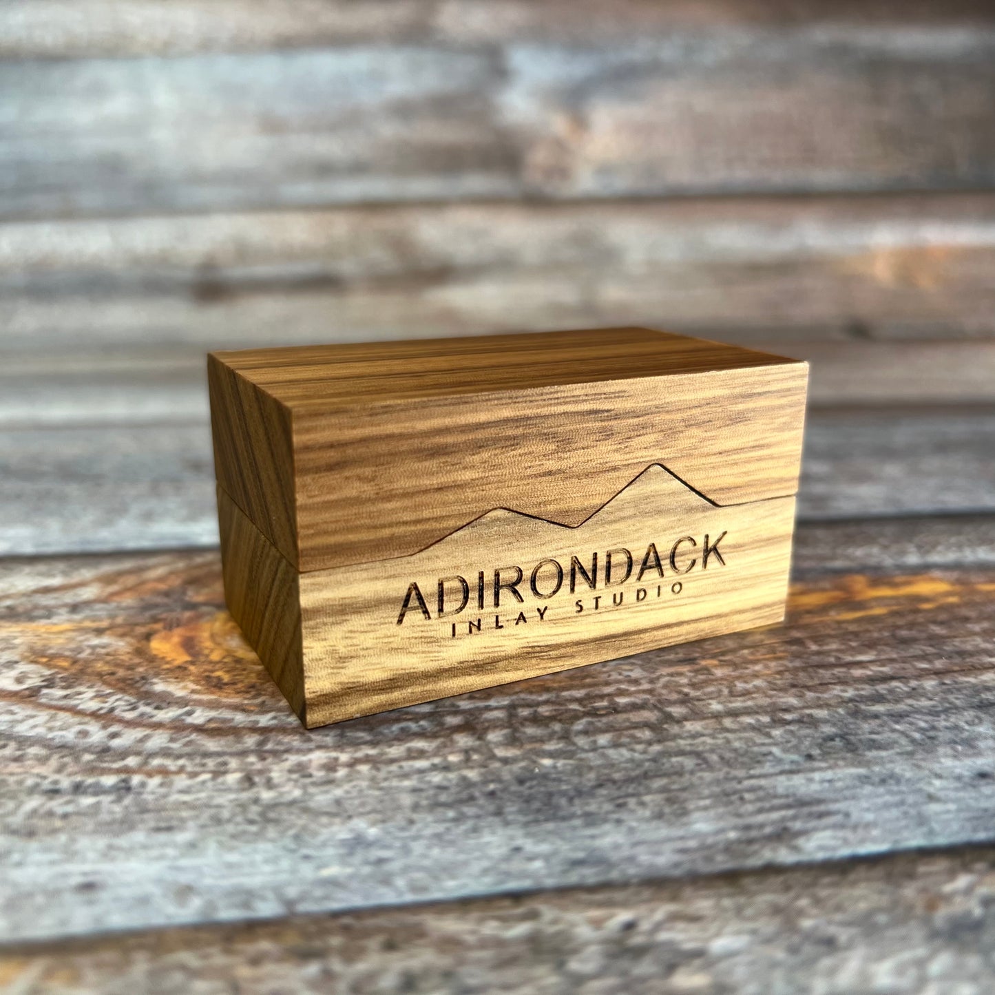 Upgraded Wooden Ring Box - Premium from Adirondack Inlay Studio LLC - Just $18.50! Shop now at Adirondack Inlay Studio LLC