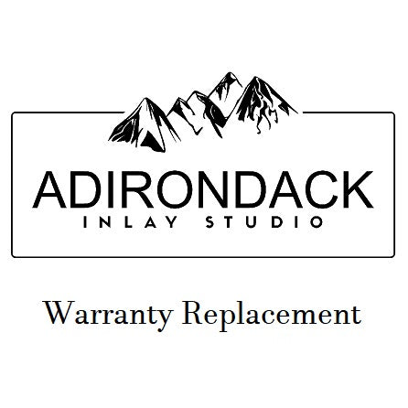 Lifetime Warranty Replacements after 1 year - warranty deductable - Premium Custom Engraving from Adirondack Inlay Studio LLC - Just $49! Shop now at Adirondack Inlay Studio LLC